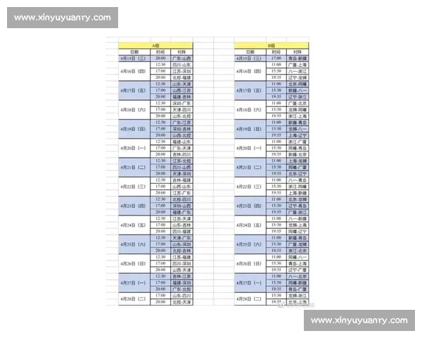 最新CBA赛程全面解析球迷必看比赛时间与对阵安排 最新CBA赛程全面解析球迷必看比赛时间与对阵安排
